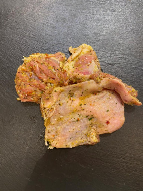 Cuisse de poulet désossée marinée