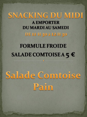 Formule Froide Salade Comtoise