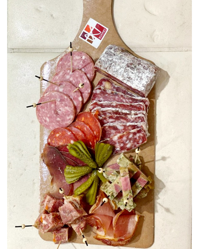 Planche charcuterie maison