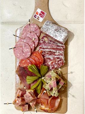 Planche charcuterie maison