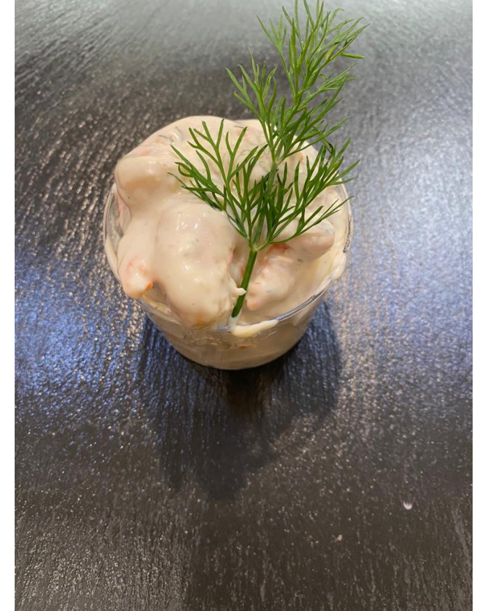 GAMBAS A LA CREME D'ANETH (100gr)