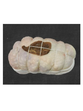 ROTI DE CHAPON FOIE GRAS ET FIGUES CRU