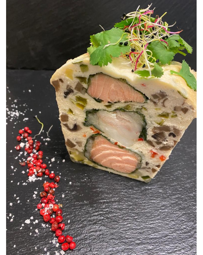 TERRINE DE LOTTE ET SAUMON