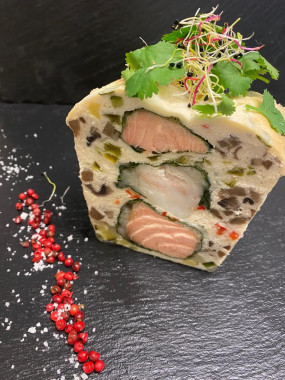 TERRINE DE LOTTE ET SAUMON