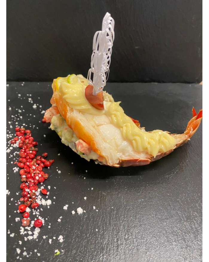 DEMI QUEUE DE LANGOUSTE PAS SUR PLAT