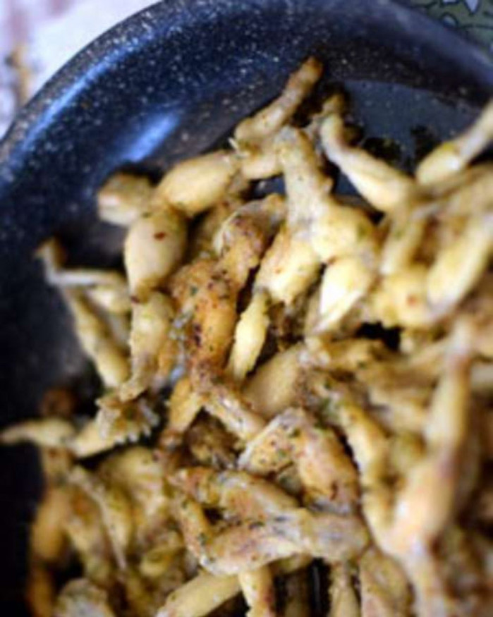 Menu Grenouilles Fraîches de Franche-Comté