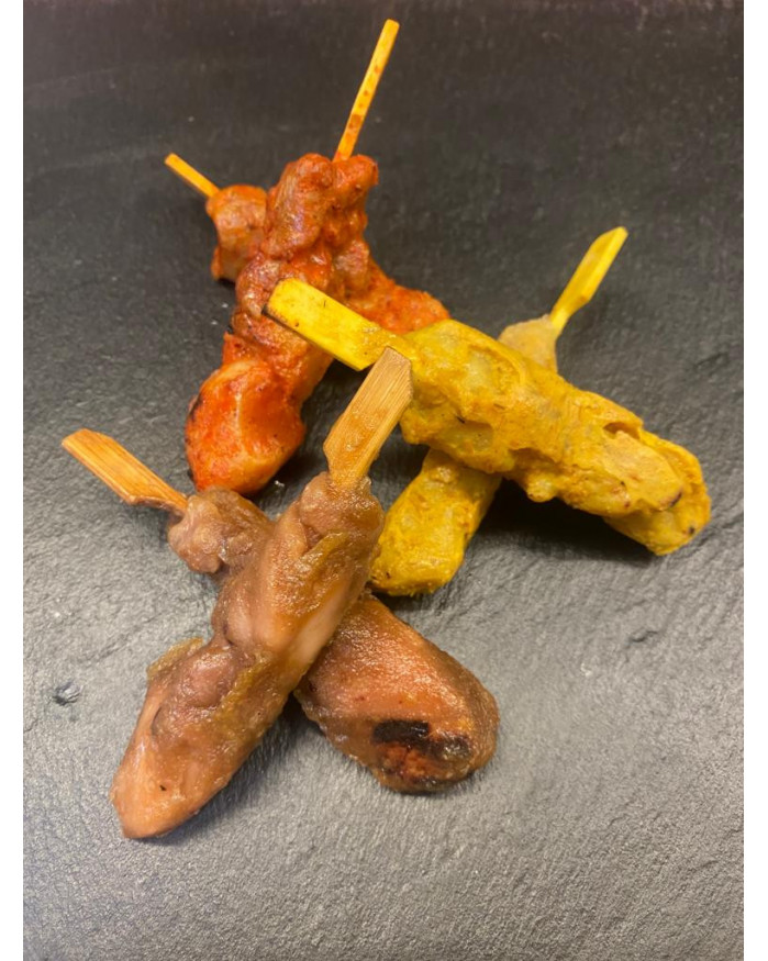 MINI BROCHETTES DE VOLAILLE MARINÉES LES 12