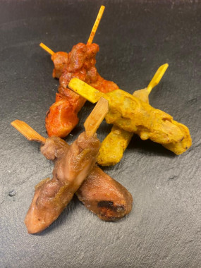 MINI BROCHETTES DE VOLAILLE MARINÉES LES 12