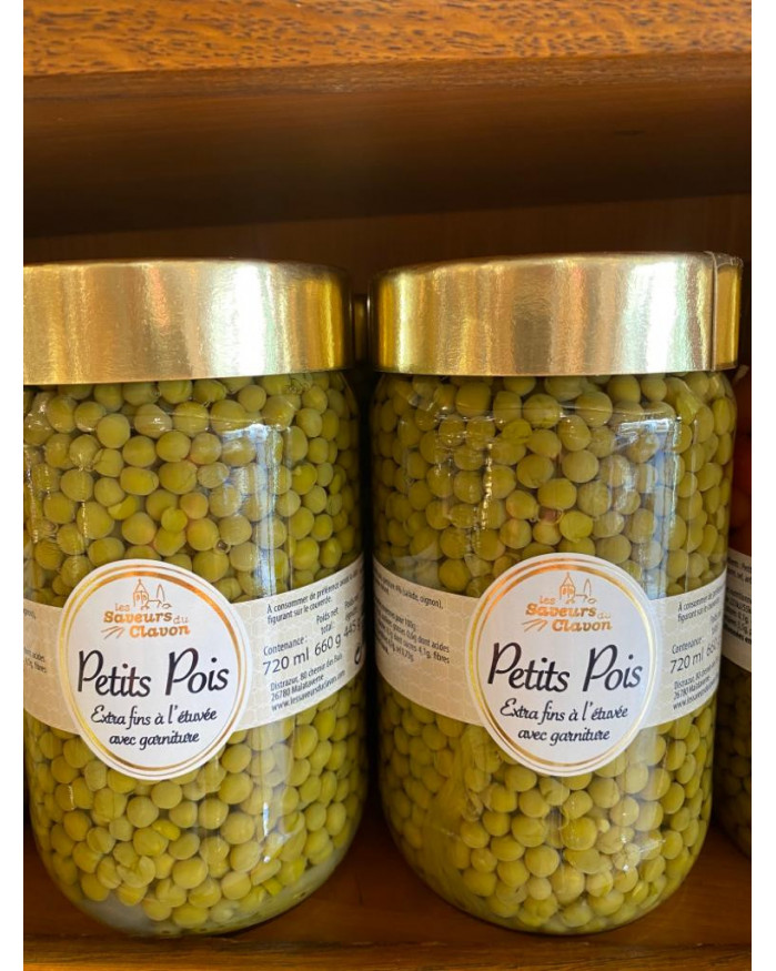 Petits pois extra fins à l'étuvée (PNE 445g)