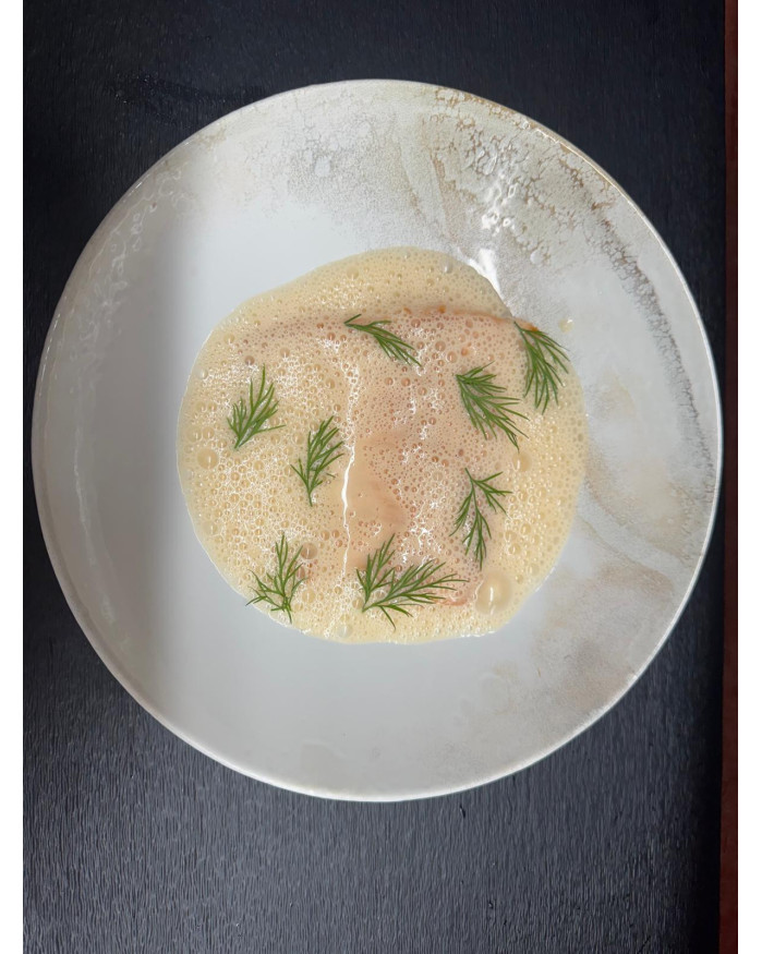 FILET DE TRUITE DU HAUT-DOUBS SAUCE LEGERE AU SAVAGNIN