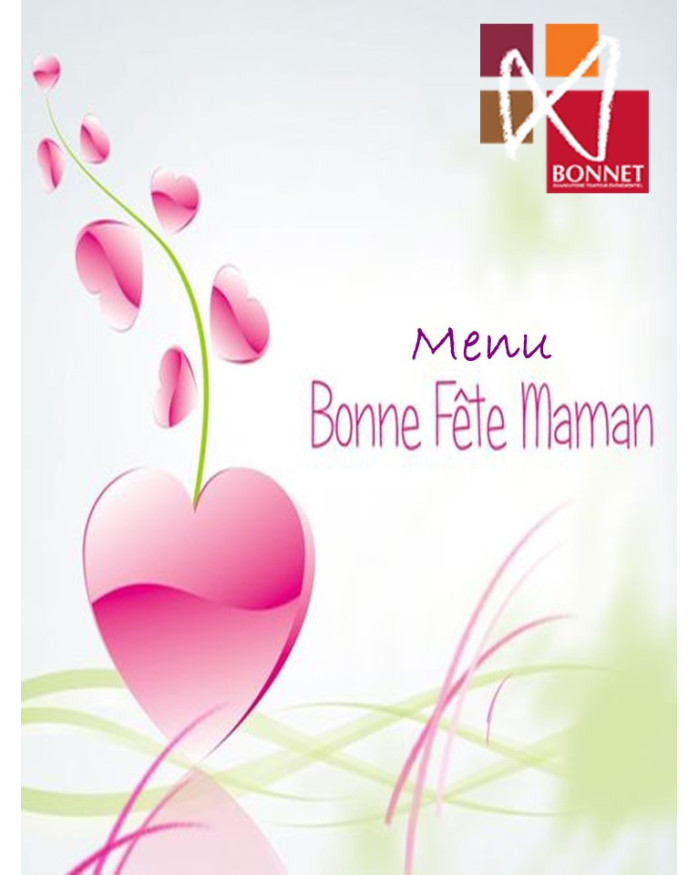 Menu Bonne Fête Maman
