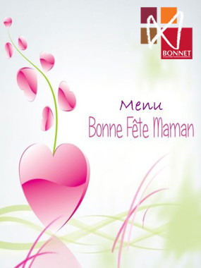 Menu Bonne Fête Maman